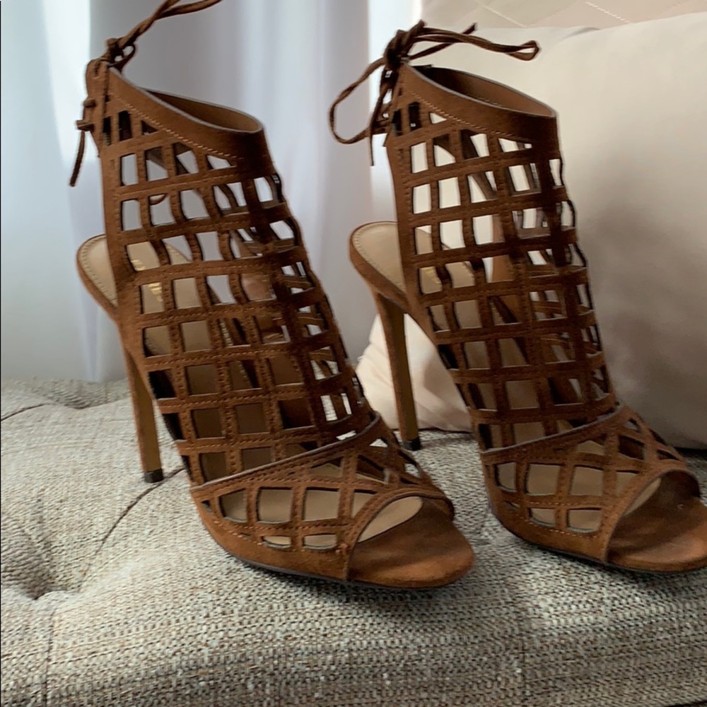Heeled sandals by Express. Good condition.